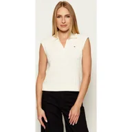 Swetry damskie - Tommy Hilfiger Kamizelka Regular Fit - miniaturka - grafika 1