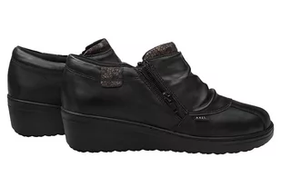 Botki na haluksy AXEL Comfort 1773 H Czarny+Pyton Tęgość H Kosela Medic 9773 - Moda i Uroda OUTLET - miniaturka - grafika 3