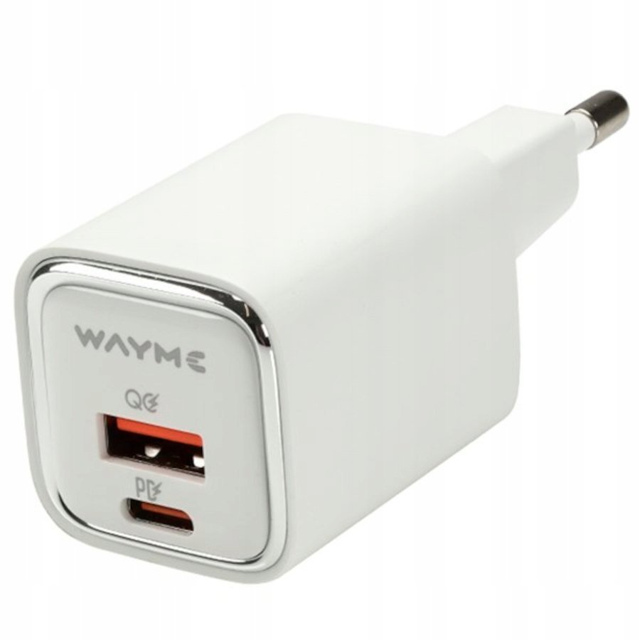WAYME Ładowarka sieciowa 30W USB-C PD + QC3.0