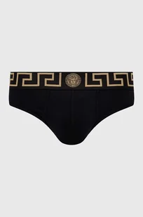 Versace slipy męskie kolor czarny AU10027 1A10011 - Majtki damskie - miniaturka - grafika 1