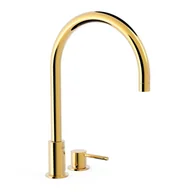 Baterie umywalkowe - Bateria umywalkowa 2-otworowa Tres Study złoty połysk 26110501OR - miniaturka - grafika 1