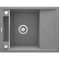 Zlewozmywaki - Deante Magnetic Zlewozmywak granitowy magnetyczny 1-komorowy z ociekaczem - szary metalik ZRM_S11A ZRM S11A [16187993] - miniaturka - grafika 1