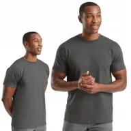 Koszulki męskie - T-shirt Gruba Koszulka Męska 100% Bawełna Fruit Loom 610440 SZARY XL - miniaturka - grafika 1