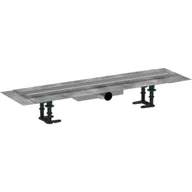 Odpływy liniowe - HANSGROHE 56164800 RainDrain Compact Komplet odpływowy prysznicowy 700 do montażu płytkiego - miniaturka - grafika 1
