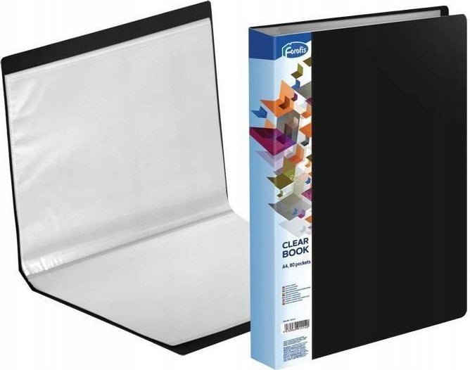 Forofis Album ofertowy A4 FOROFIS 91214 czarny PVC 0.5mm 80 kieszeni