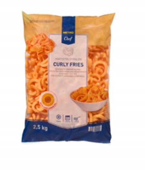 Metro Chef frytki zakręcone curly fries 2,5 kg mrożone