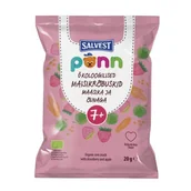 Kaszki dla dzieci - SALVEST PÕNN BIO Chrupki truskawkowe, 20 g - miniaturka - grafika 1