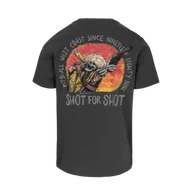 Koszulki sportowe męskie - Pit Bull T-Shirt Koszulka Shot For Shot Graphite - miniaturka - grafika 1
