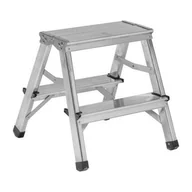Drabiny - Drabina-taboret AWTOOLS, 2 stopnie, 125 kg - miniaturka - grafika 1