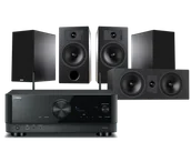 Kino domowe - Yamaha RX-V4A (czarny) + Tesi 3 + 3 + 7 (czarny) - miniaturka - grafika 1