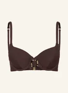 Stroje kąpielowe - Cyell Góra Od Bikini Z Fiszbinami Wavy Brown braun - miniaturka - grafika 1