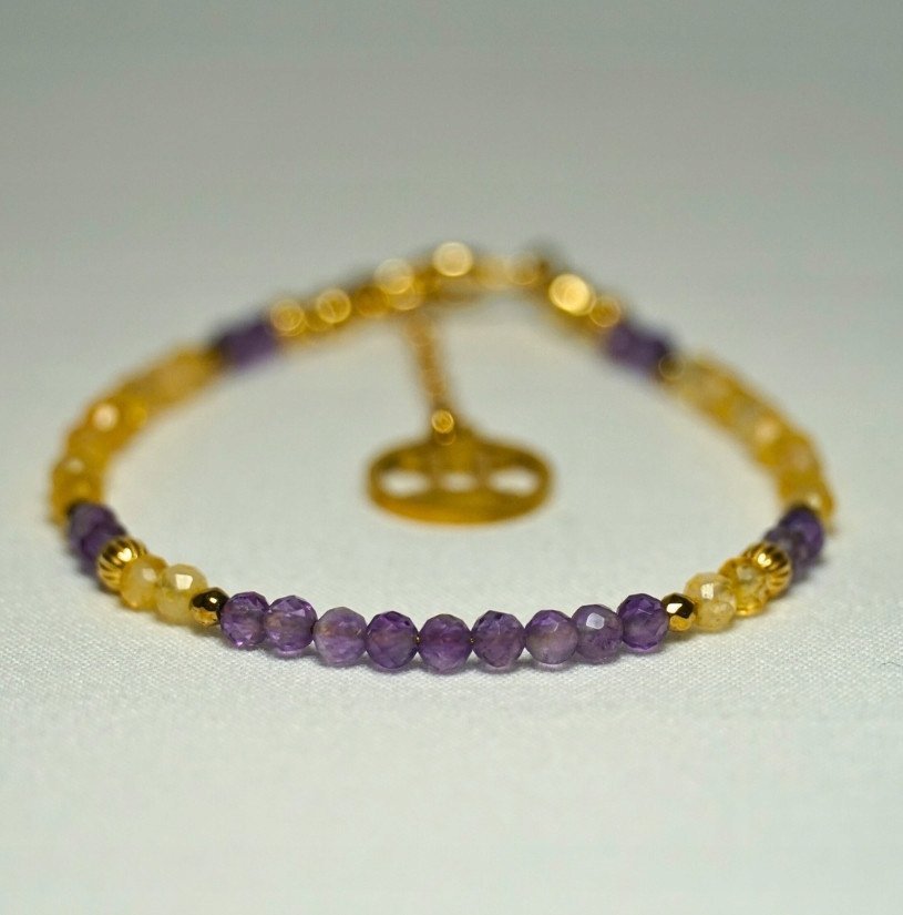 Bransoletka Znak Zodiaku Bliźnięta 3mm - Crystals Break 3 Rozmiary