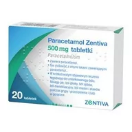 Przeziębienie i grypa - Paracetamol Zentiva 500 mg x 20 tabl - miniaturka - grafika 1