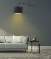 Lampy sufitowe - Żyrandol do jadalni z regulacją kata padania światła BUFFALO - miniaturka - grafika 1