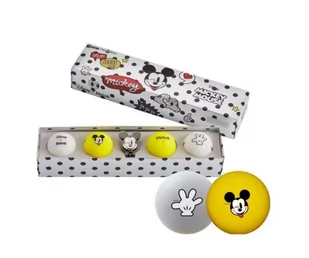 Piłki golfowe VOLVIK DISNEY MICKEY PACK (zestaw 4 piłek z markerem) - Golf - miniaturka - grafika 1