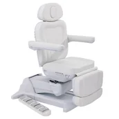 Fotele kosmetyczne - Fotel kosmetyczny elektryczny do salonu kosmetycznego pedicure regulacja 4 siłowniki Zayden - miniaturka - grafika 1