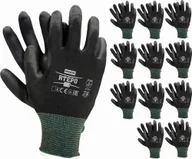 Rękawice robocze - Reis Rękawice robocze / Czarne / RTEPO_BB - 12 par 8 - M - miniaturka - grafika 1