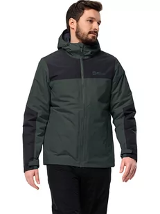 Jack Wolfskin Kurtka zimowa "Jasper" w kolorze zielonym - Kurtki i kamizelki sportowe męskie - miniaturka - grafika 1