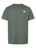Koszulki męskie - The North Face T-shirt męski Mężczyźni Bawełna niebieski|szary|zielony nadruk, S - miniaturka - grafika 1