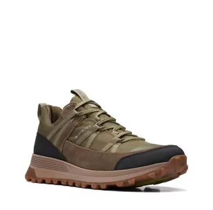 Clarks Atl Trek Run Gore-Tex [Dark Olive] - Rozmiar 43 - Półbuty męskie - miniaturka - grafika 1