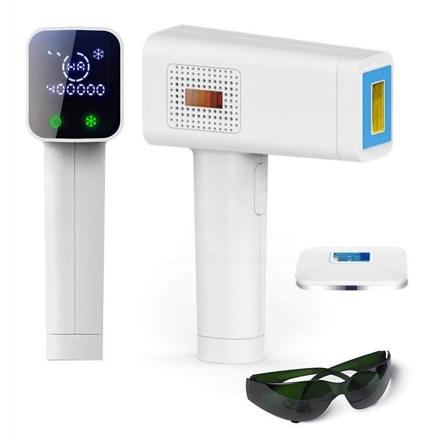 Depilator Laserowy IPL Chłodzenie 43W Mocny T012c Nogi Bikini Bezbolesny