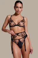 Akcesoria do bielizny - Hunkemöller Podwiązki Anouk Czarny - miniaturka - grafika 1