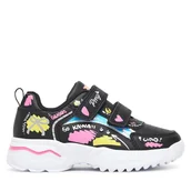Buty dla dziewczynek - Sneakersy Primigi AVANT-8975511 Czarny - miniaturka - grafika 1