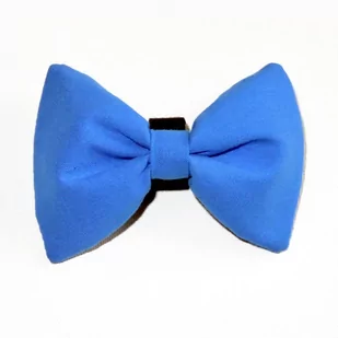 Niebieska Kokarda muszka mucha dla psa Lazur - Ubranka dla psów - miniaturka - grafika 1