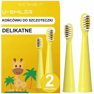 2 KOŃCÓWKI GŁÓWKI DO SZCZOTECZKI SONICZNEJ DLA DZIECI DO ZĘBÓW - Końcówki do szczoteczek elektrycznych - miniaturka - grafika 1