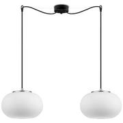 Lampy sufitowe - Sotto Luce LAMPA wisząca DOSEI 5902429651403 kule OPRAWA szklane ZWIS balls białe srebrne 5902429651403 - miniaturka - grafika 1