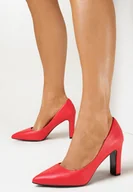 Czółenka - Czerwone Czółenka ze Szpiczastym Noskiem Dordrei - miniaturka - grafika 1