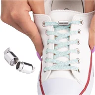 Akcesoria obuwnicze - SULPO ELASTYCZNE płaskie sznurówki SULPO z brokatem - miniaturka - grafika 1