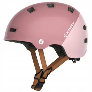 Glamvilla Ultralekki kask rowerowy dla dzieci Różowy S(48-53cm) - Kaski rowerowe - miniaturka - grafika 1