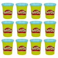 Masy plastyczne - Hasbro Play-Doh Ciastolina Tuby uzupełniające 12-pak Niebieski E4827 p7 - miniaturka - grafika 1