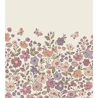 Fototapety - Fototapeta kwiaty fioletowym,różowymIbiałym - 2.5 x 2.79 m - ESTAHOME - miniaturka - grafika 1