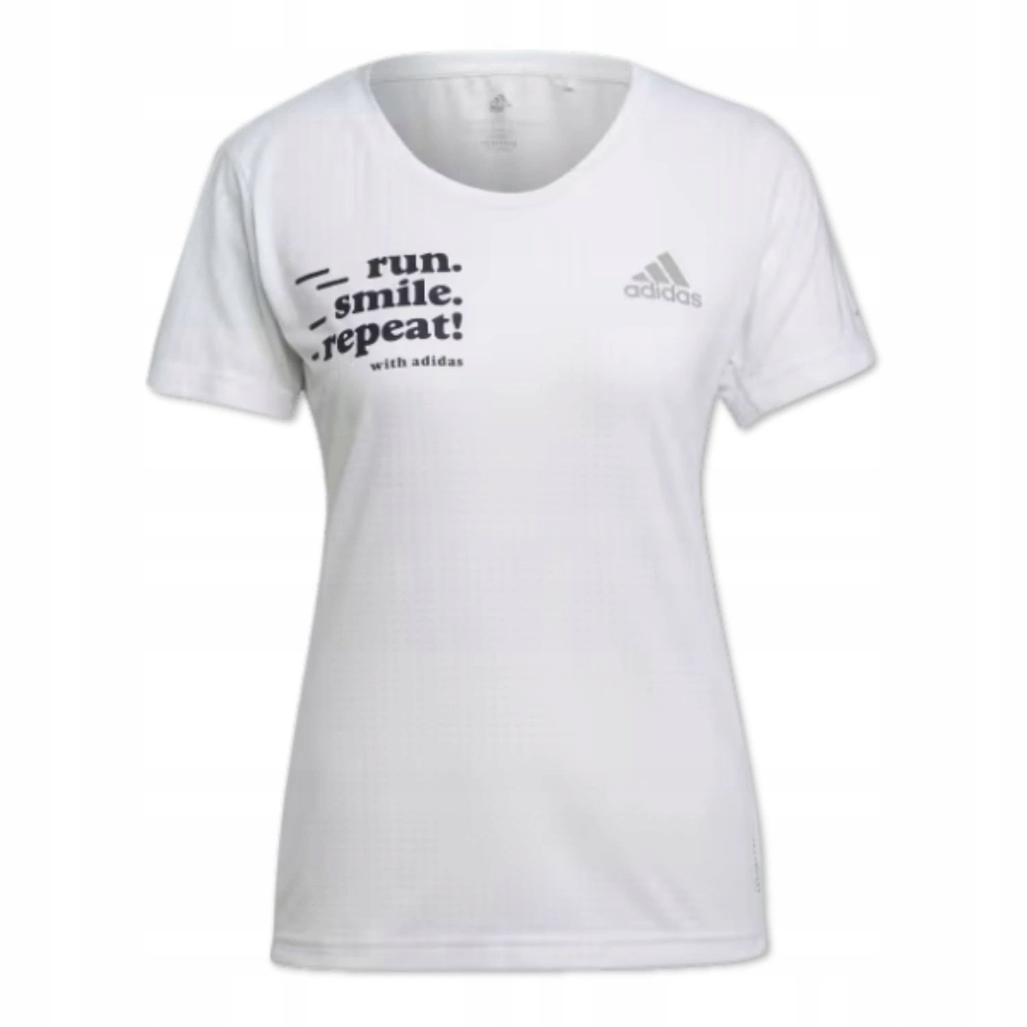Koszulka damska Adidas sportowa biała t-shirt do biegania klasyczna r. M