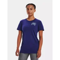 Koszulki sportowe damskie - Koszulka fitness damska UNDER ARMOUR 1376749 z krótkim rękawem - miniaturka - grafika 1