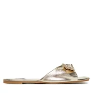 Klapki i japonki damskie - Klapki ONLY Shoes Onlmillie-3 Złoty - miniaturka - grafika 1