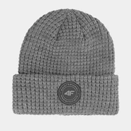 Czapki damskie - Czapka Dziecięca 4F Zimowa Dwuwarstwowa Szara CAPM379 Szary - miniaturka - grafika 1