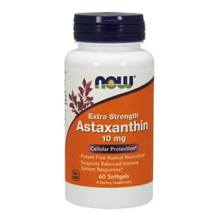 Now Foods NOW Extra Strength Astaxanthin 10mg 60caps - Witaminy i minerały - miniaturka - grafika 1