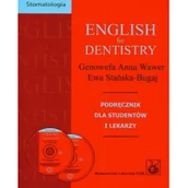 Książki medyczne - Wydawnictwo Lekarskie PZWL English for dentistry + CD - Genowefa Wawer, Stańska-Bugaj Ewa - miniaturka - grafika 1