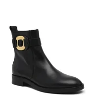 Botki damskie - See By Chloe Skórzane botki - miniaturka - grafika 1