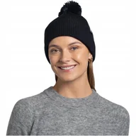 Czapki damskie - Czapka BUFF KNITTED BEANIE RENVI BLACK one size - miniaturka - grafika 1
