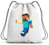 Torby szkolne - PLECAK WOREK MINECRAFT SZKOLNY NA BUTY WF - miniaturka - grafika 1