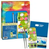 Farby i media malarskie - Zestaw Prezentowy, Malowanie Akwarelami, Happy Color - miniaturka - grafika 1
