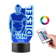 Lampy pozostałe - Lampka na Biurko Szybcy i Wściekli Vin Diesel - miniaturka - grafika 1