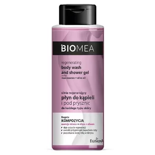 Farmona BIOMEA REGENERUJĄCY PŁYN DO KĄPIELI I POD PRYSZNIC 500 ML - Kosmetyki do kąpieli - miniaturka - grafika 1