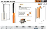 Frezy - CMT FREZ PROSTY DŁUGI HM D=12 I=38,1 L=95 S=12 CMT912.621.11 - miniaturka - grafika 1