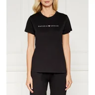 Koszulki i topy damskie - Emporio Armani T-shirt | Regular Fit - miniaturka - grafika 1