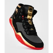 Kimona, stroje i obuwie - Venum Buty Zapaśnicze Elite Wrestling Black/Gold/Red - miniaturka - grafika 1